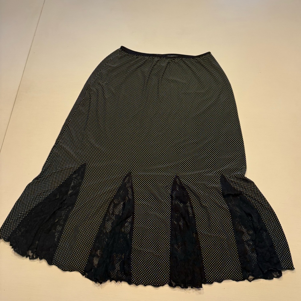 Saint Tropez West Black and White A-Line Skirt